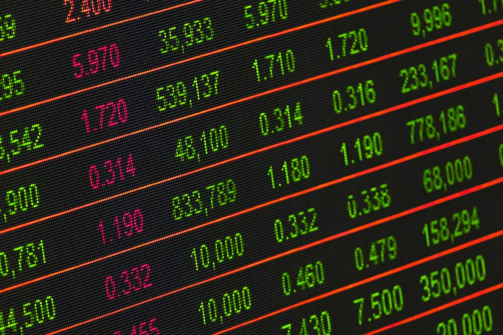 tick numbers in stock exchange